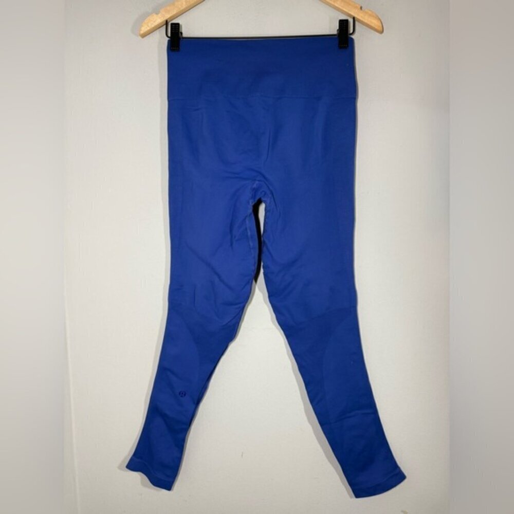 Lululemon Zone In Tight Sapphire Blue - Picture 8 of 9
